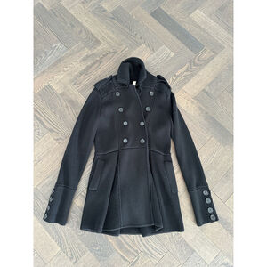 Women's Burberry Knit Jacket Size L Black